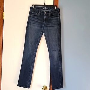 7 For All Mankind "Kimmie" Women's Straight leg Jeans Size 28